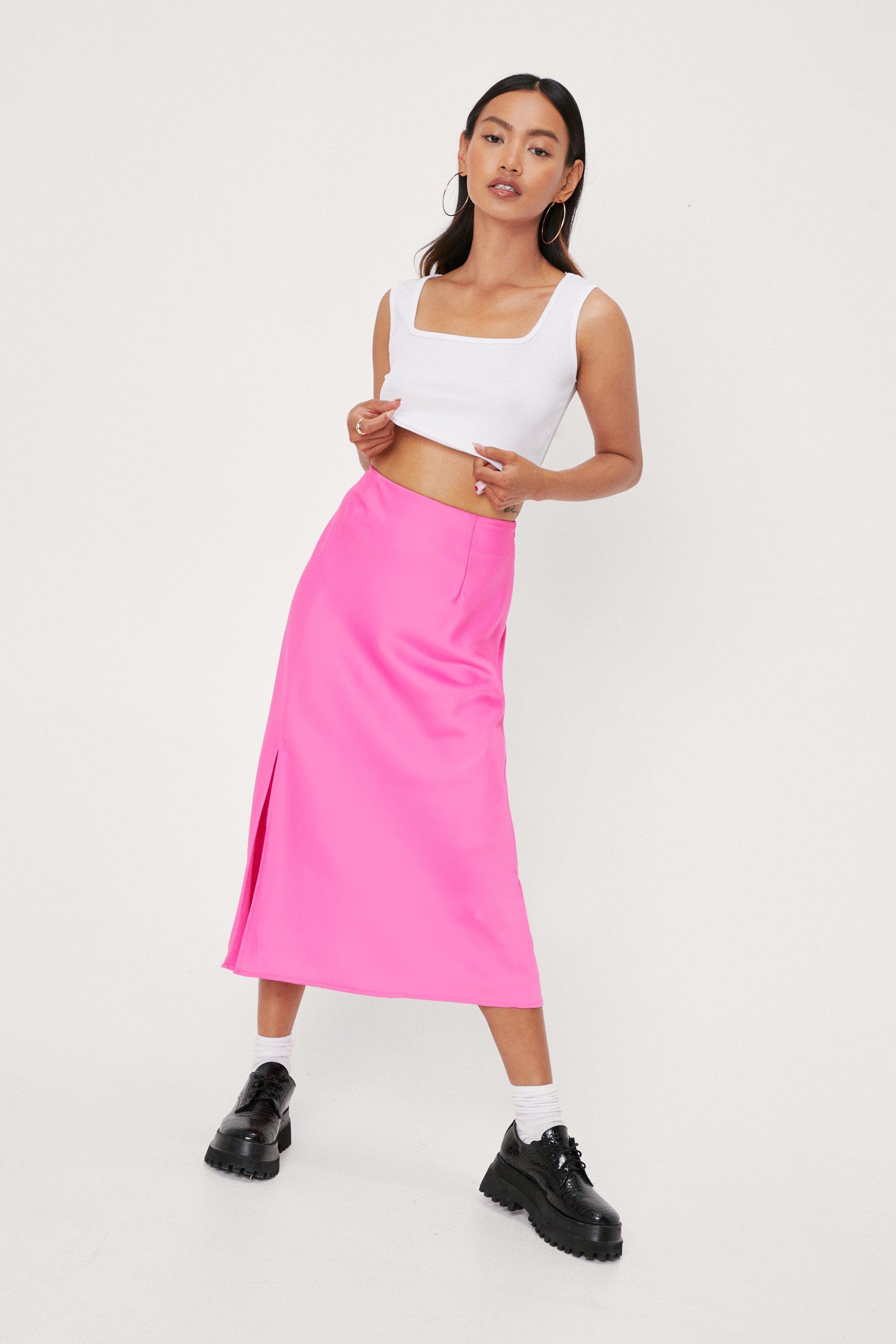 Petite midi clearance skirt nasty gal